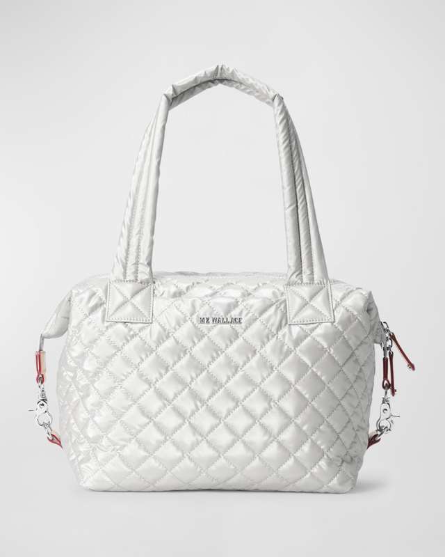 Sutton Deluxe Medium Metallic Shoulder Bag
